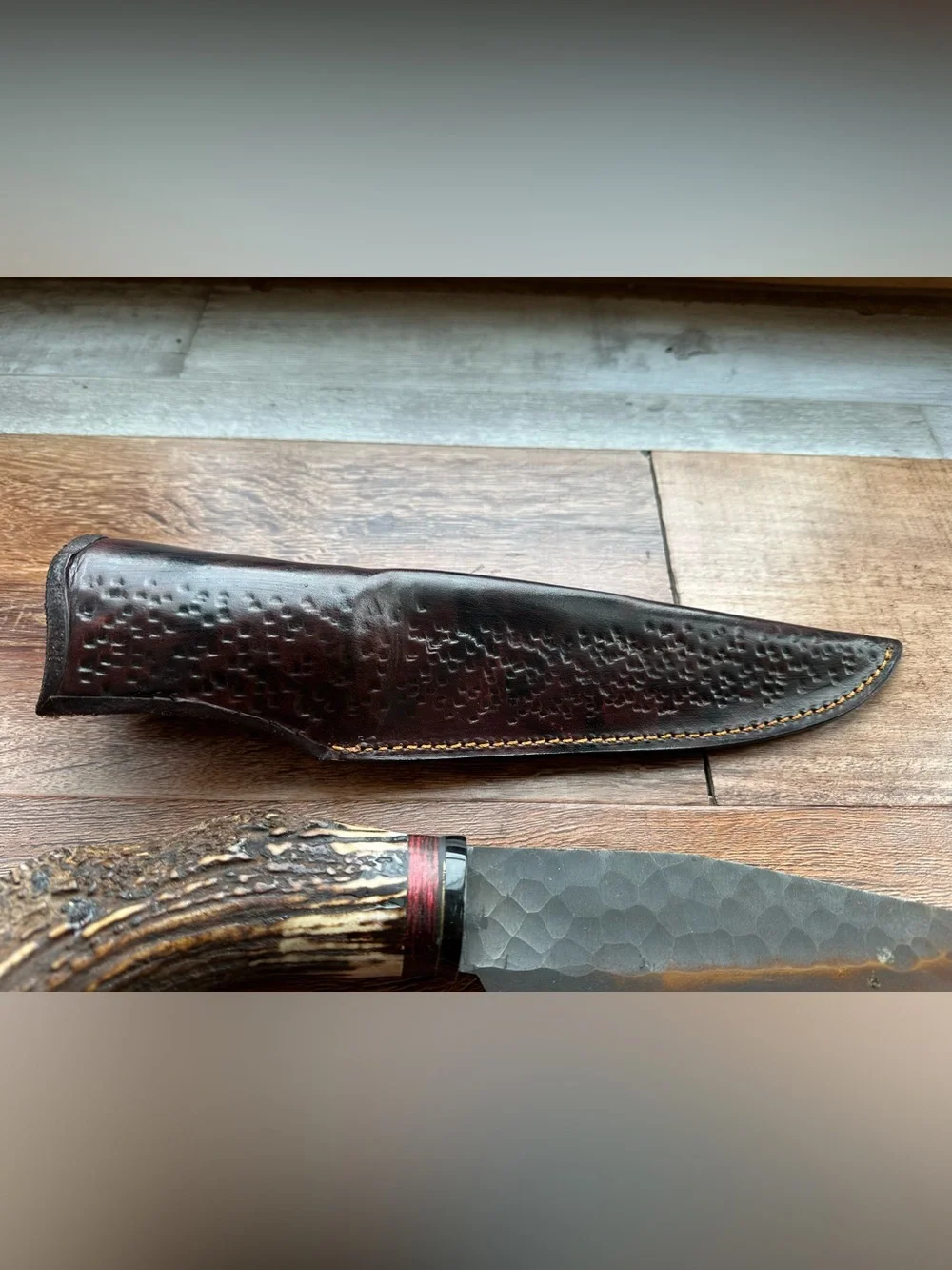 Handmade Stag Horn Handle Knife- 8 in